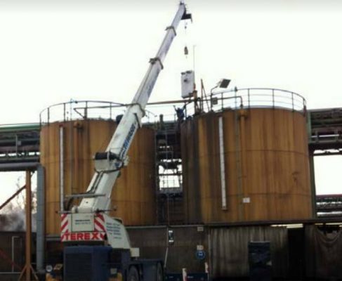 Ölskimmer an Emulsionsspaltanlage